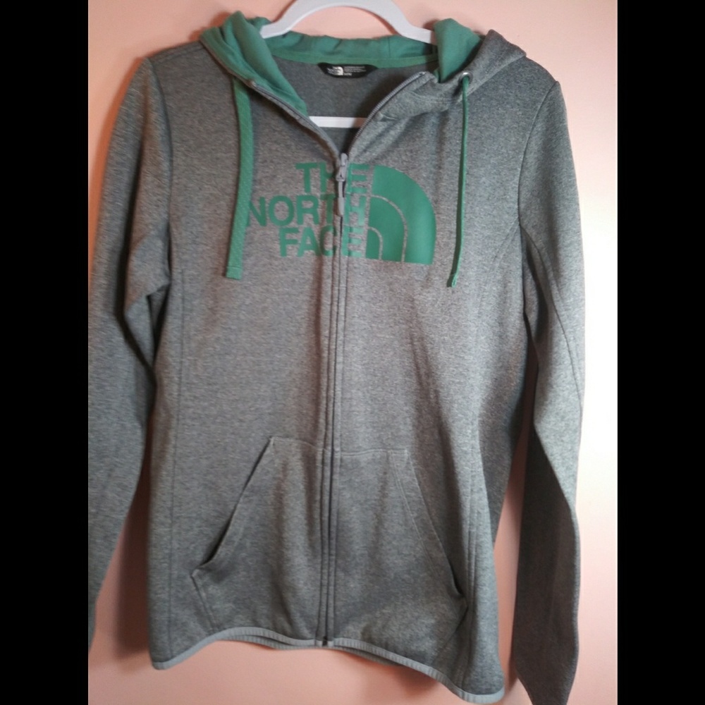 Women's The North Face zip up sweatshirt